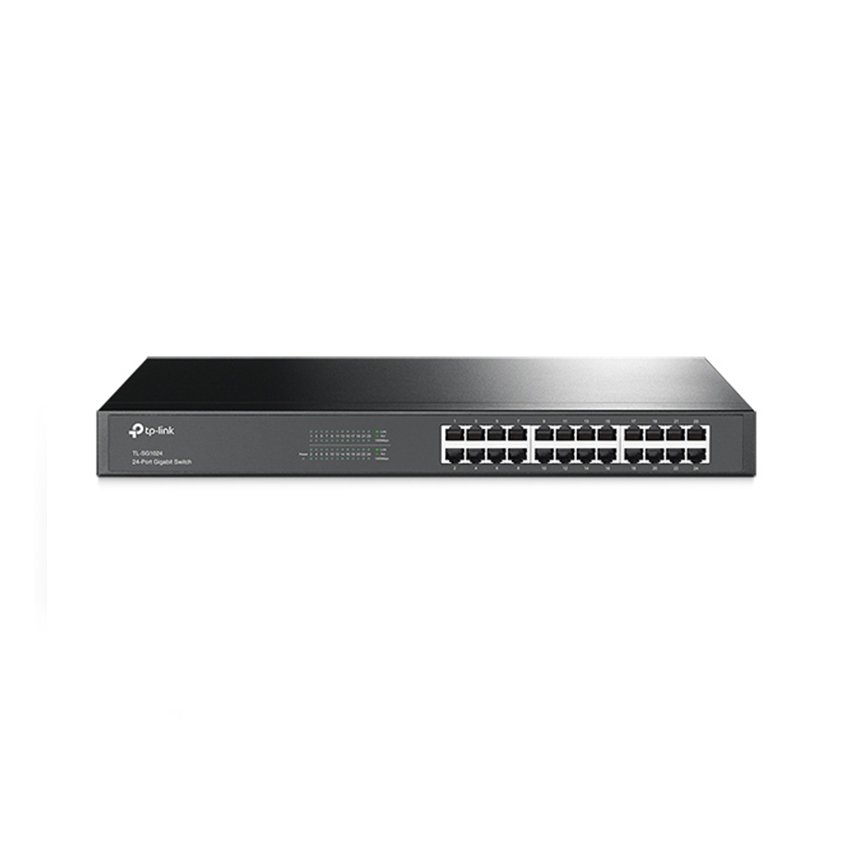 Switch TP-Link TL-SG1024 (24 cổng RJ45 10/100/1000Mbps, vỏ kim loại, gắn tủ Rack 19 inch)